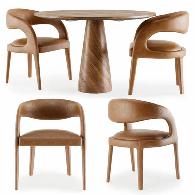 Baccarat Dining Table and Pierre Chair — Вид 1