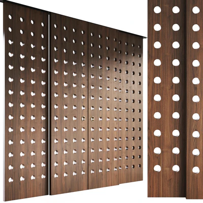 Decorative sliding partition Mobius — Ver 1