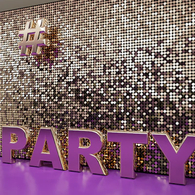 sequins decorative wall 01 — Вид 2