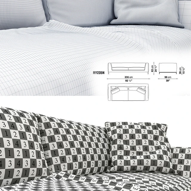 B &amp; B Italia sofa Ray — Descargar