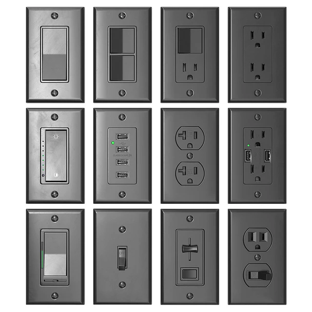 Bestten US wall switch and sockets — Скачать
