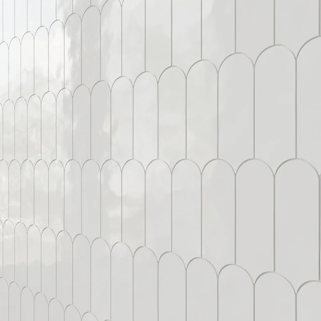 Parry Fishscale Glossy Ceramic Wall Tile Mosaic — Descargar