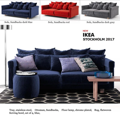 Диван Ikea STOCKHOLM 2017 / Икеа СТОКГОЛЬМ 2017 — Вид 1