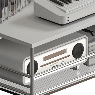 Shelf with Vinyl Records and Music equipment — Вид 2