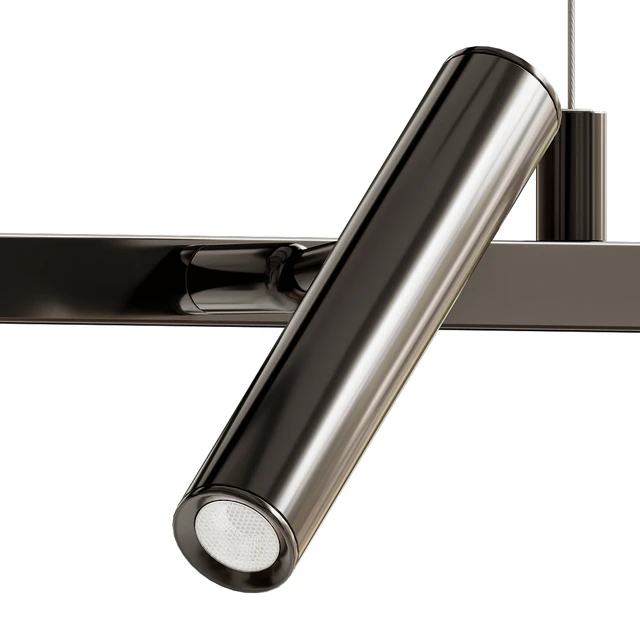 Elongated black leeds long mj chandelier — Descargar