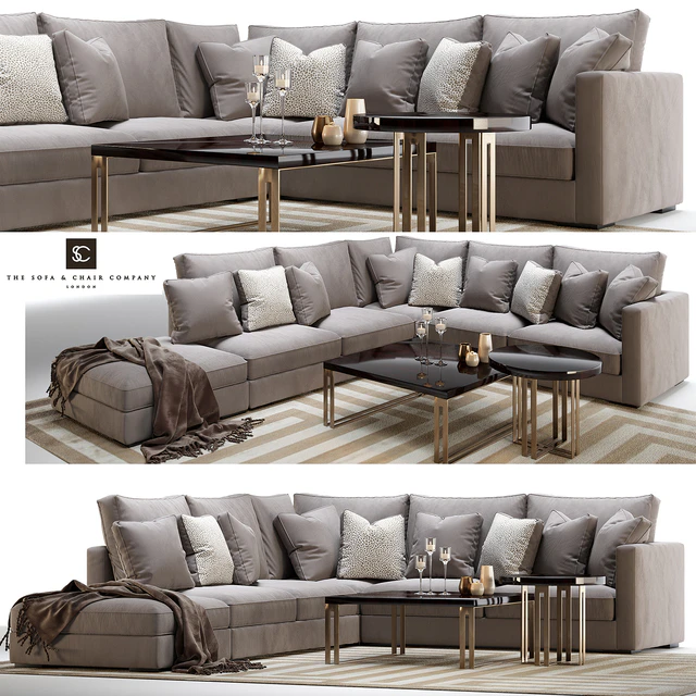 Henley modular sofa and side / coffee table — Descargar