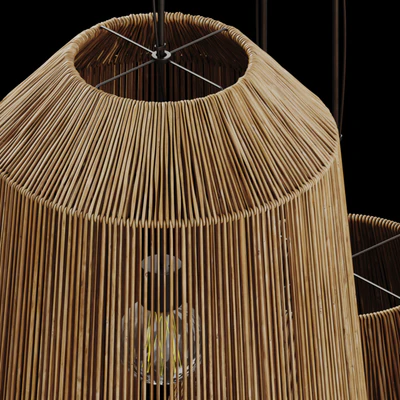 Lamp wicker n24 — View 3