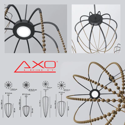 AXOLIGHT factory chandelier ALYSOID — Ver 2