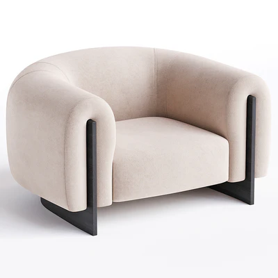 MINUIT ARMCHAIR by STEPHANE PARMENTIER — Ver 2