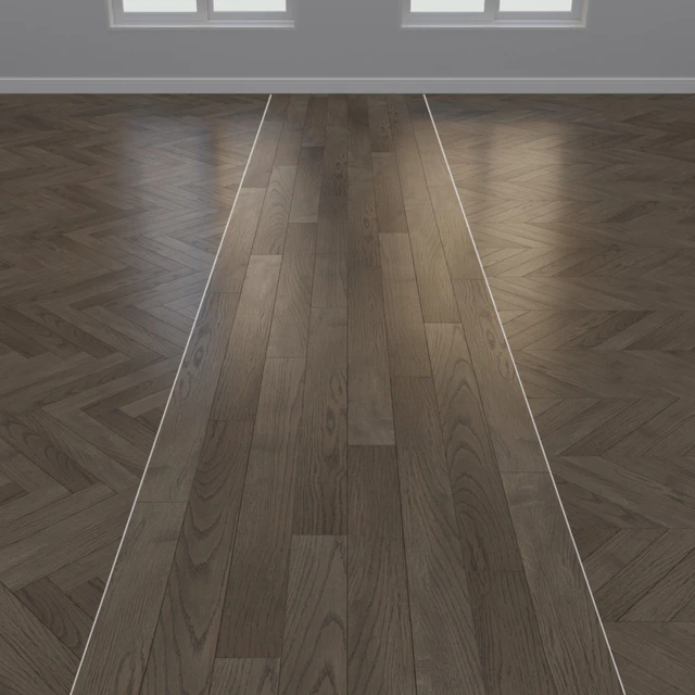 Parquet engineering board Oak 3 colors layout herringbone, chevron and linear 008,9,10 — Descargar