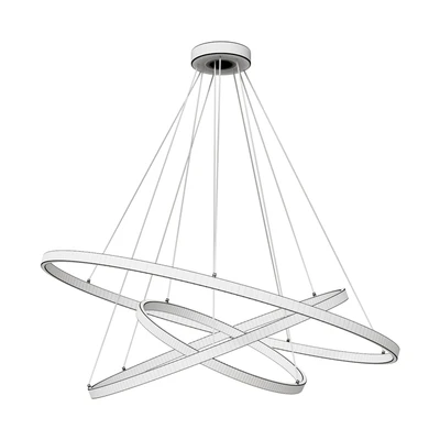 Chandelier rings BLUE TIME lamp — Ver 2
