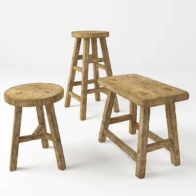Деревенские стулья. Rustic stools — Вид 1