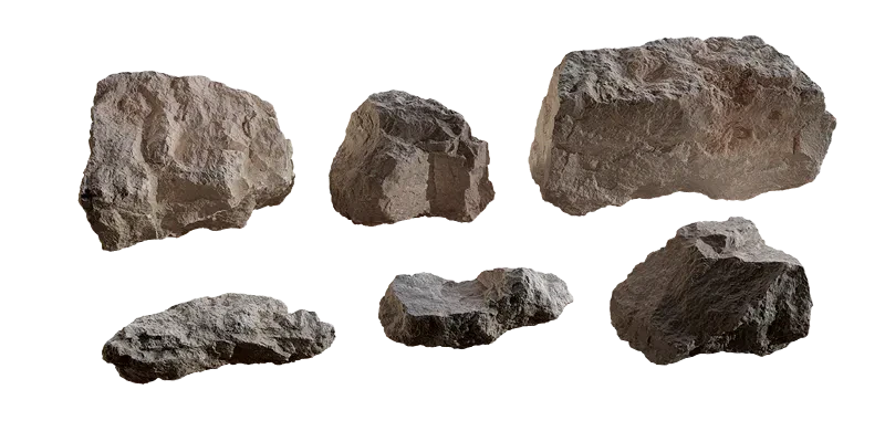 small limestone rocks pack 004 — Скачать