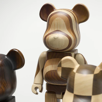Bearbrick / Karimoku (Wood set) — Вид 2