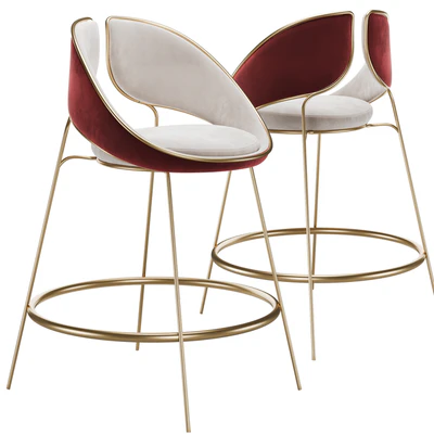 Hyoku Bar Chair Stool by Alma de Luce — View 1