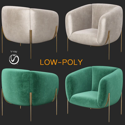 Saba Italia Geo Armchair — Ver 1