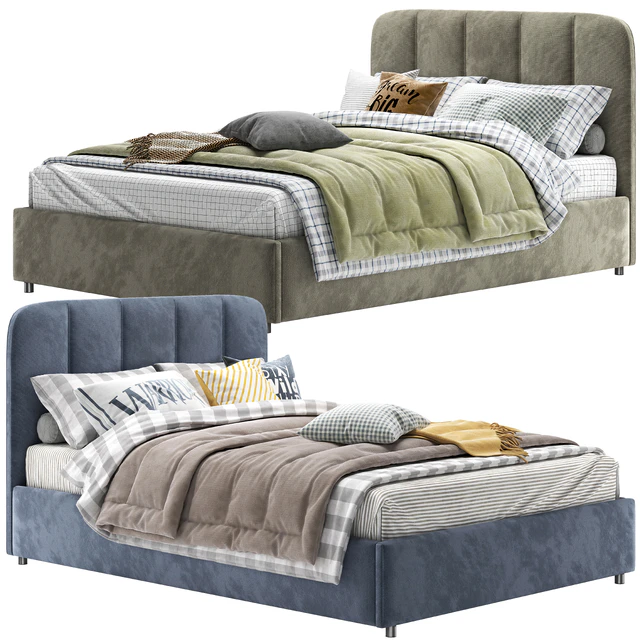 Nuance Upholstered Platform Bed — Descargar