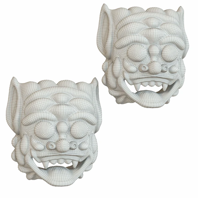Balinese barong mask — Скачать
