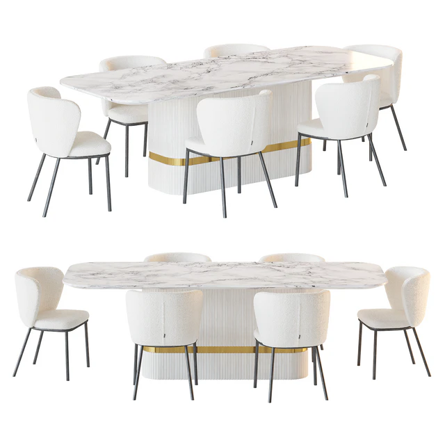 Dining table OSBORNE and chair Ciselia — Descargar