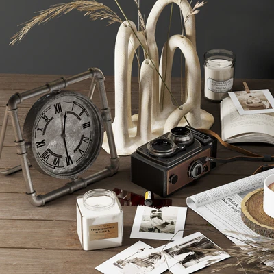 Decorative Set 02 Old Camera — Ver 3