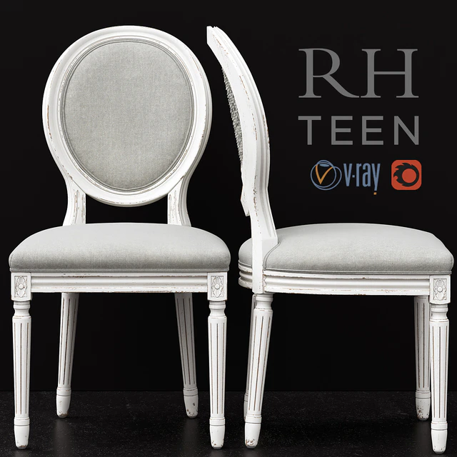 RH / VINTAGE FRENCH SEQUIN DESK CHAIR — Descargar