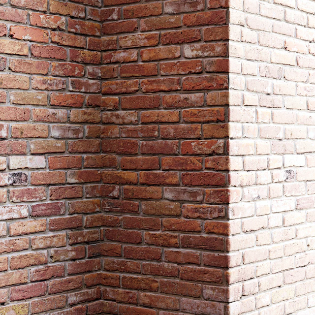 Old red brick wall — Скачать