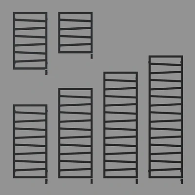 Heated towel rail Terma ZigZag (6 sizes). — View 3