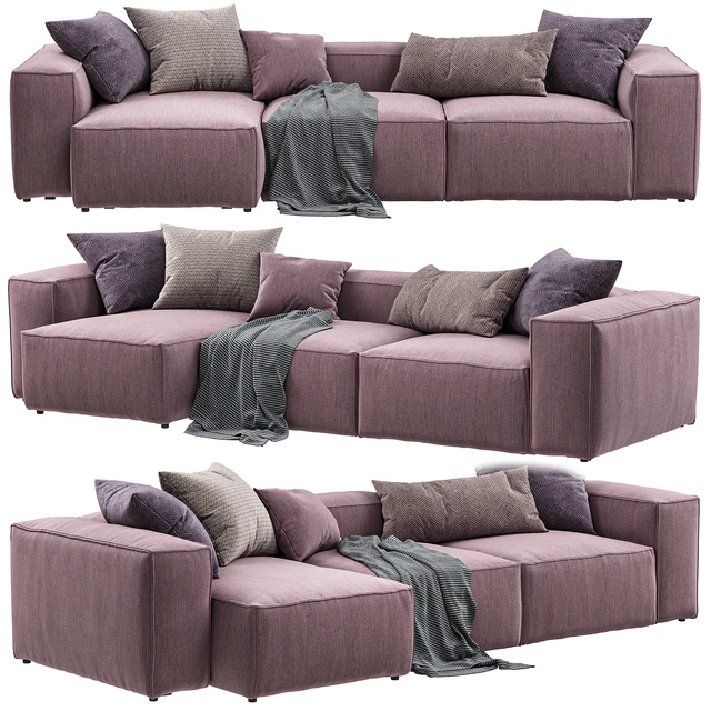Bolia - Cosima (3-seat chaise longue sofa) — Скачать
