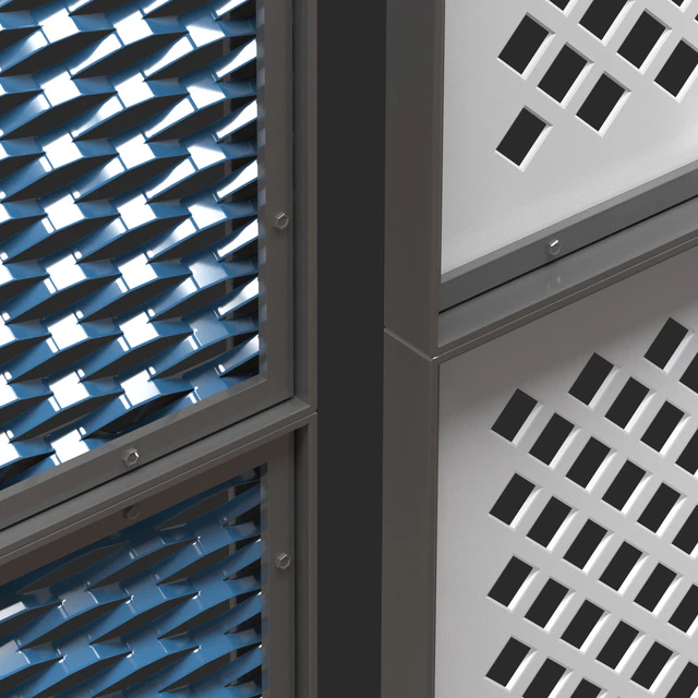 Decorative metal lattices - Rhombus — Descargar