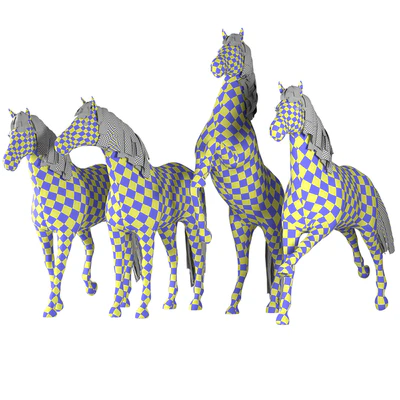 Horse in 04 Poses — Вид 3