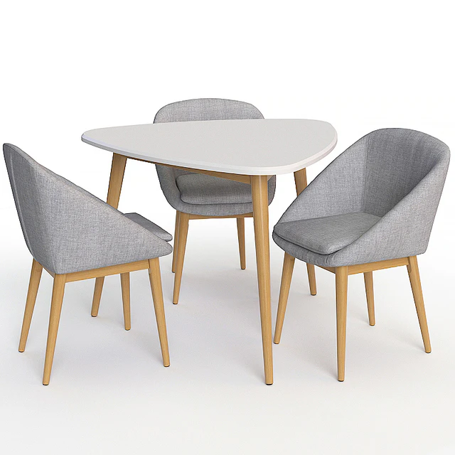 Dining group Jimi La Redoute. Table + chair — Descargar