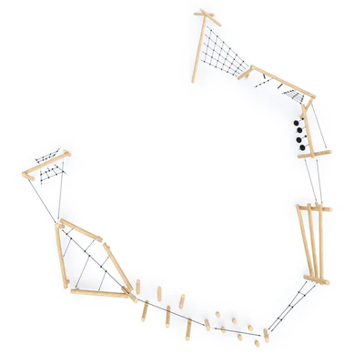 Kompan Robinia Obstacle Course Parkour 5 — Ver 3