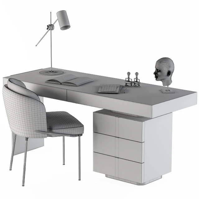 Minotti carson writing table — Descargar