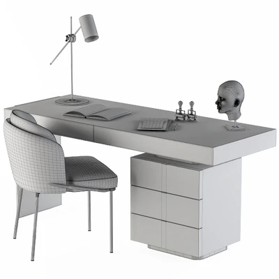 Minotti carson writing table — Ver 2