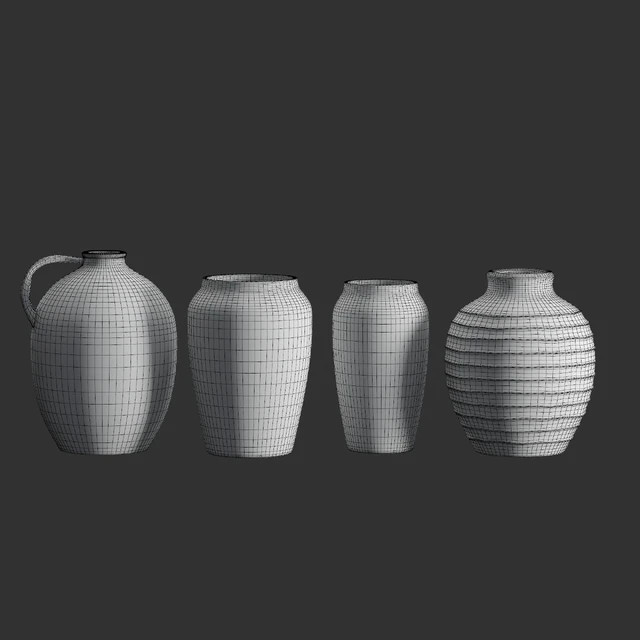 Artisan Hand Painted Vases (Pottery Barn) — Скачать