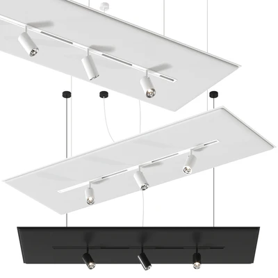 T system Track by Caimi Brevetti Pendant lamp — Ver 1