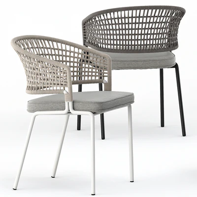 BRANCH bistro table, CTR armchair by Tribu — Ver 3