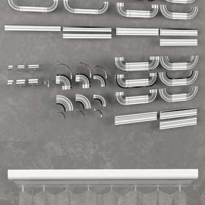 Plastic ceiling cornice Moller — Ver 2
