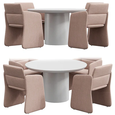 Crassevig AURA PM Table Chair Design by Mario Ferrarini Collection AURA — Вид 1