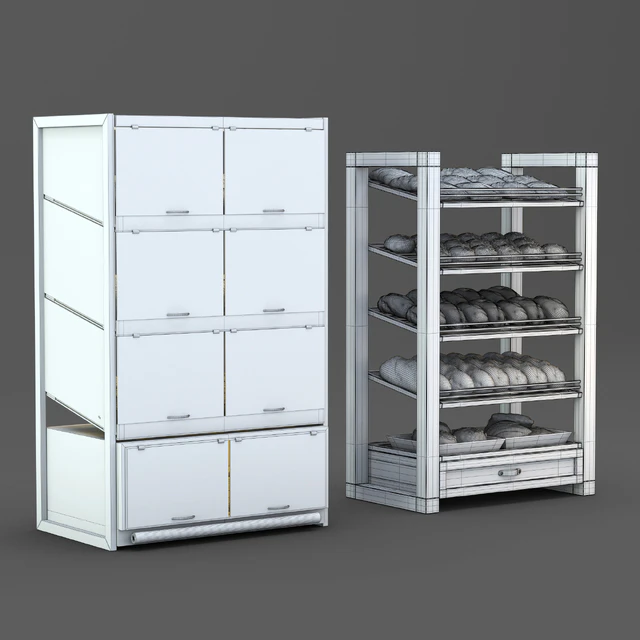 Bread racks with filling — Descargar