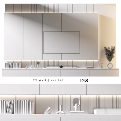TV Wall | set 862 — Ver 2