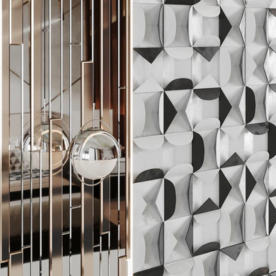 Wall panel mid century — Вид 3