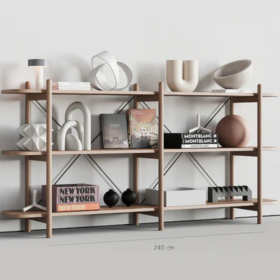 086 BROSA Dominic Wide Bookshelf 00 — Ver 1