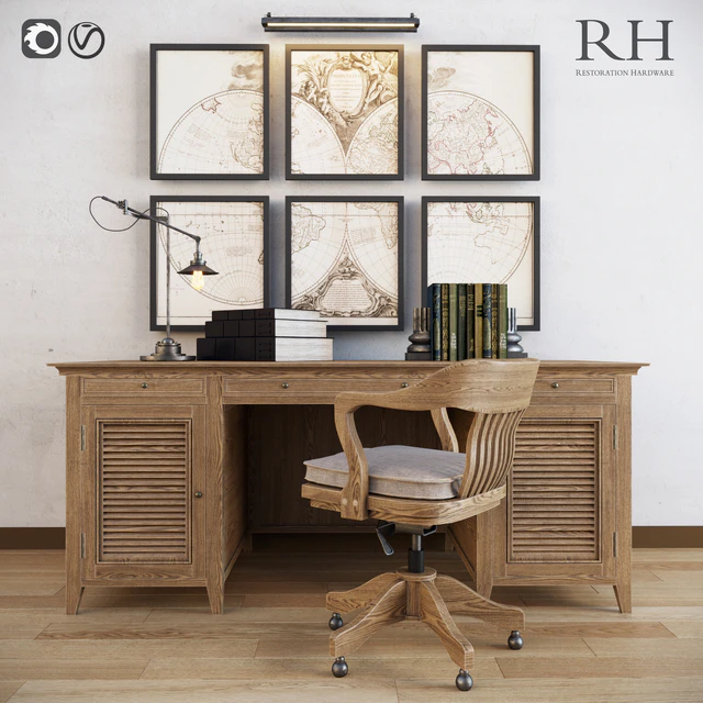 Restoration hardware cabinet decor set vol2 — Скачать