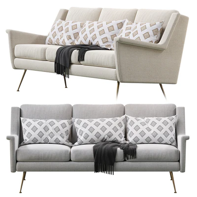 Carlo Mid-Century Sofa (77.5") — Вид 3