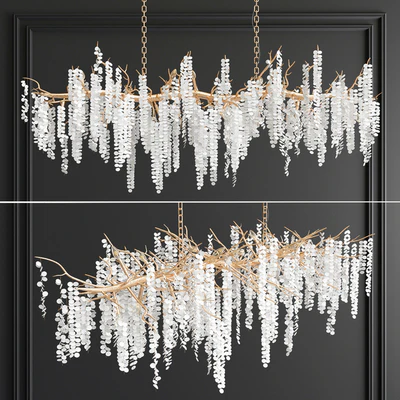 Shiro-Noda Cluster Horizontal Chandelier — Ver 3