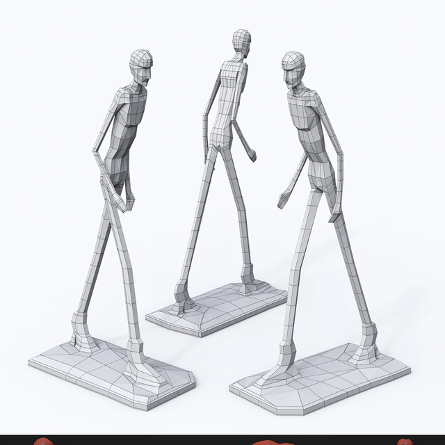 Sculpture - Walking Man — Descargar