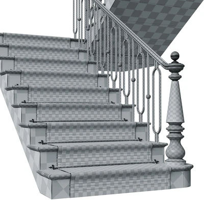Neoclassical staircase 6 — Вид 3