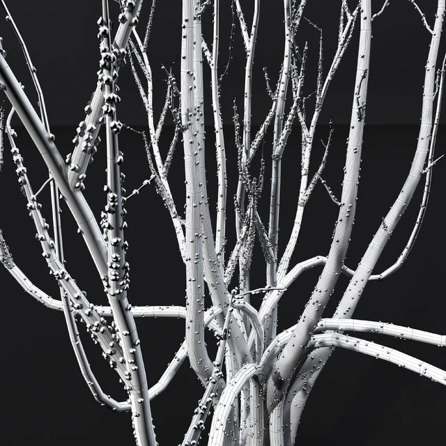 Outdoor lighting installation 3D model — Descargar
