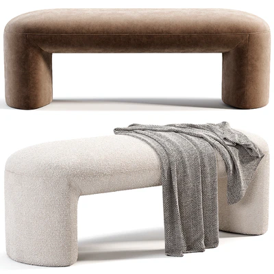 Mira Bench Pouf By Trithouse — Вид 1
